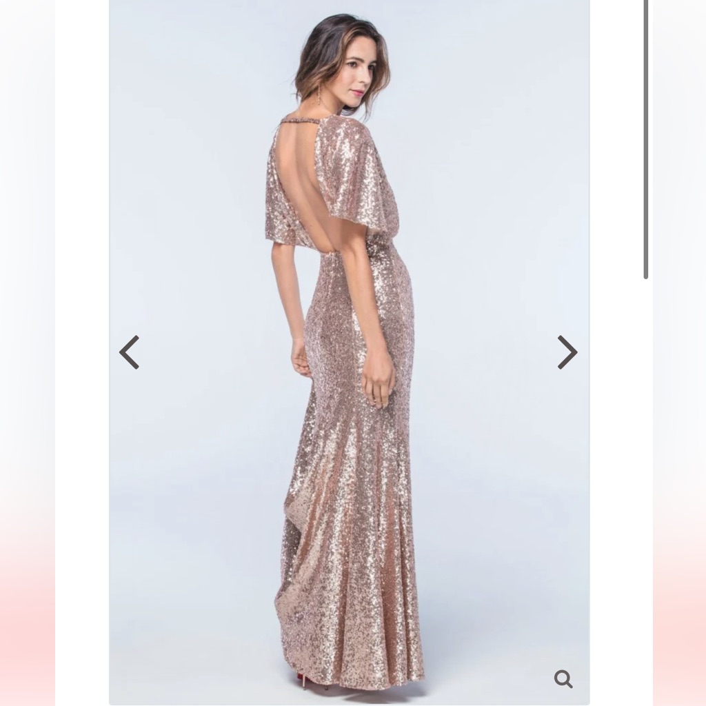 Watters Bridesmaids Elson Eclat Sequin 8 10 Nwt Prom Dress Formal Wedding